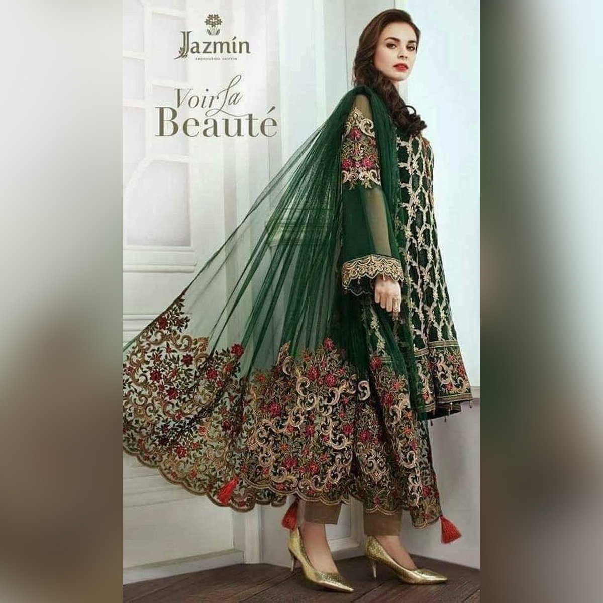 unstitched chiffon suits