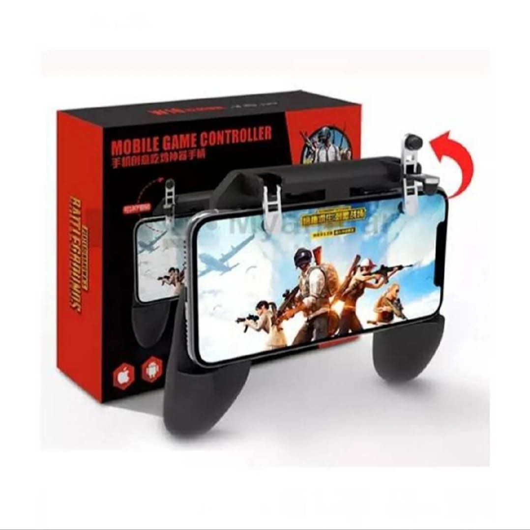 W10 Mobile Phone Game Controller Gamepad Joystick Fire Trigger For PUBG Fortnite price in Pakistan
