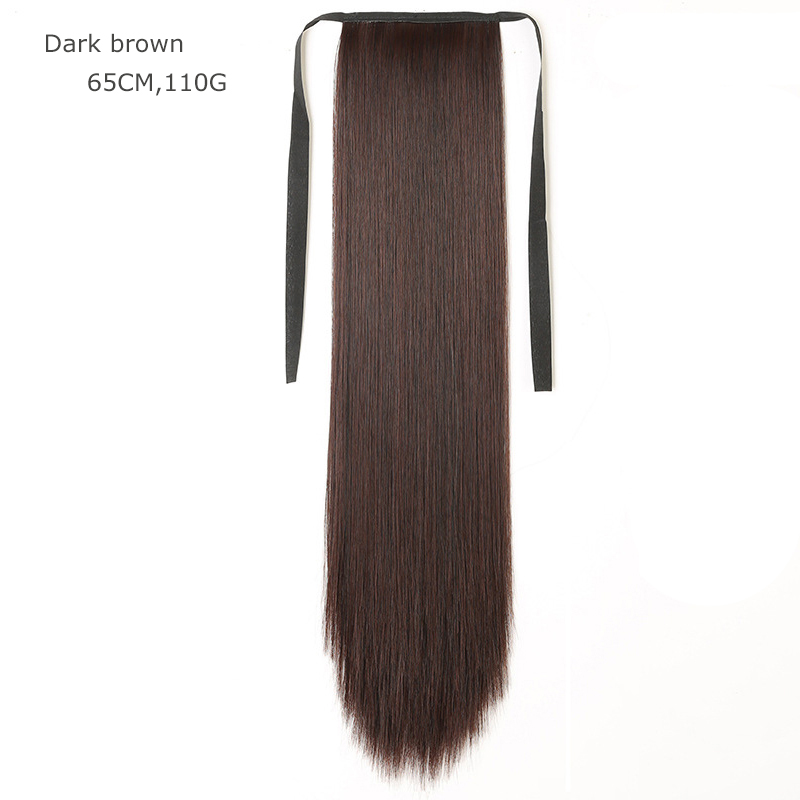 45/55/65cm Super Long Straight Clip In Tail False Hair Ponytail
