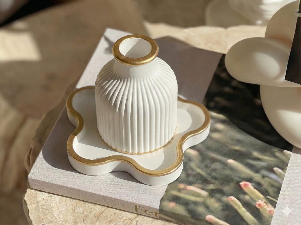 Creative Design Vase Ornaments Artistic Style, Decorations Suitable for Fireplace, Bedroom, Kitchen, and Living Room Decoration, office and theme based area