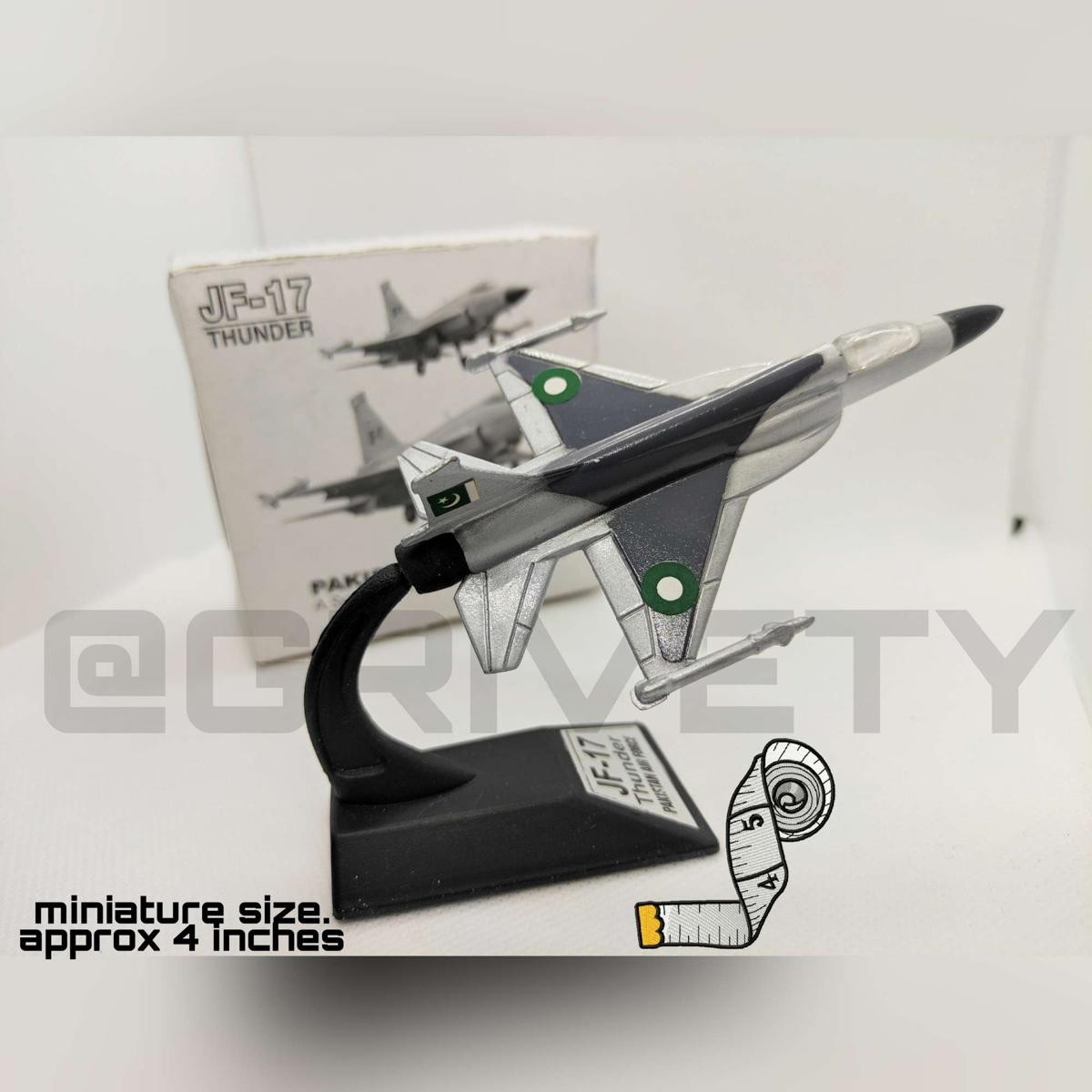 JF-17 Thunder Diecast plastic Model, Limited Edition  Miniature for Home and Office