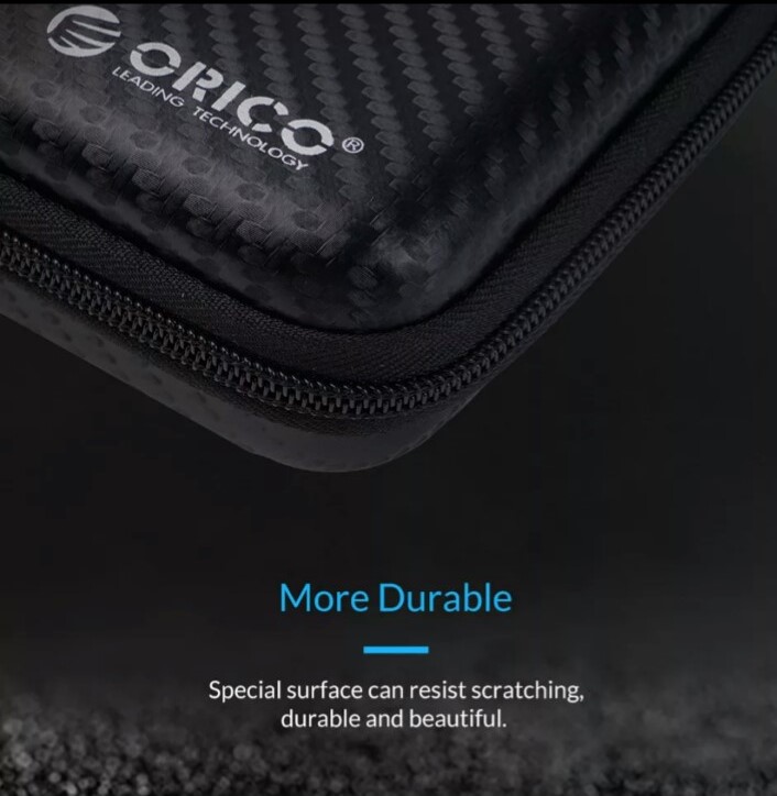 Orico 100% Original External Portable Hard Disk Drive Case - Black