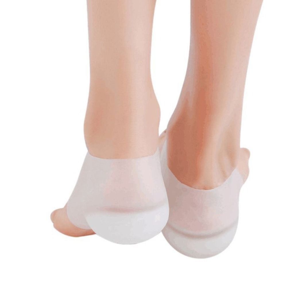1Pair Silicone Heel Socks Invisible Height Increased Insole for Women Men insoles 2-6cm insoles for plantar fasciitis shoe sole