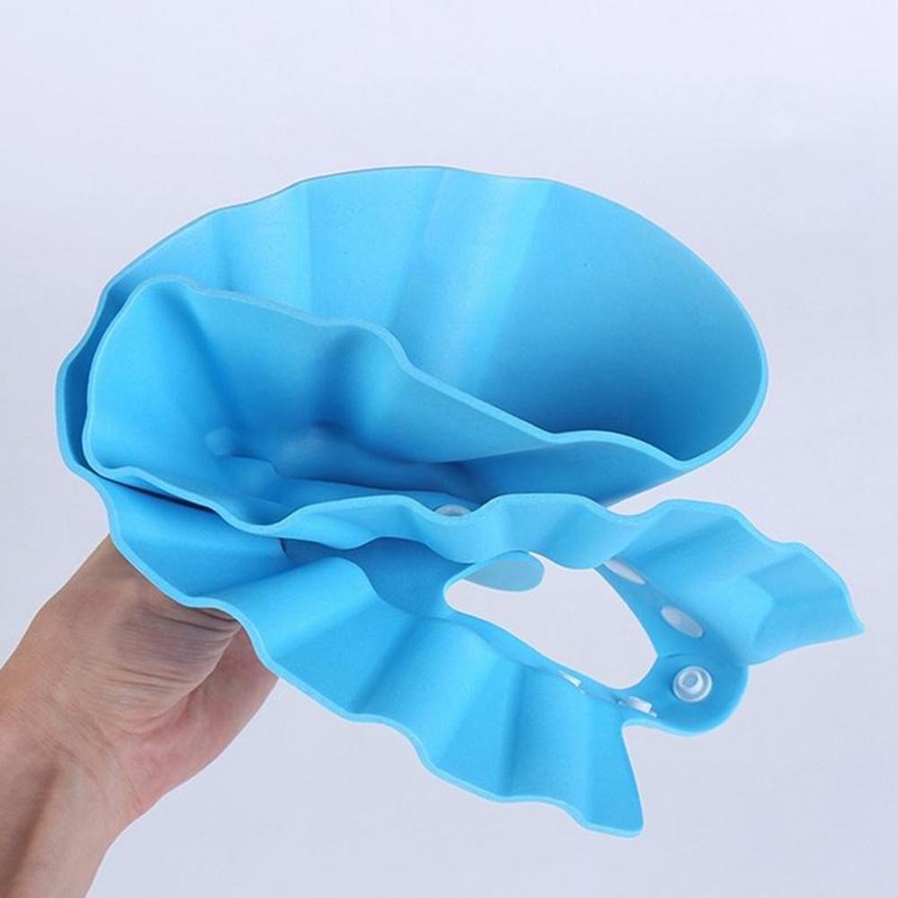 Baby Shower Cap Adjustable Hair Wash Hat For Kids Ear Protection Kids Shampoo Cap Durable Protect Eye Water-proof