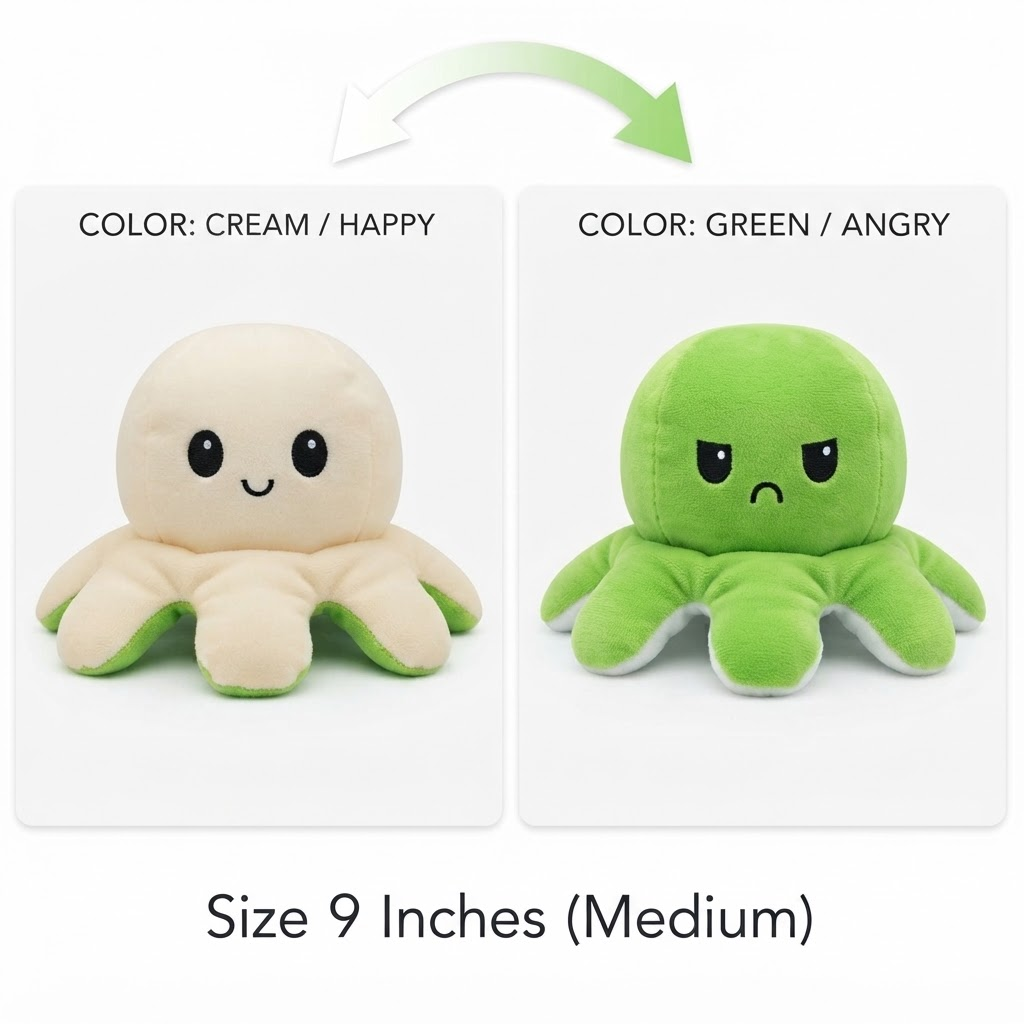 Cream & Green Medium