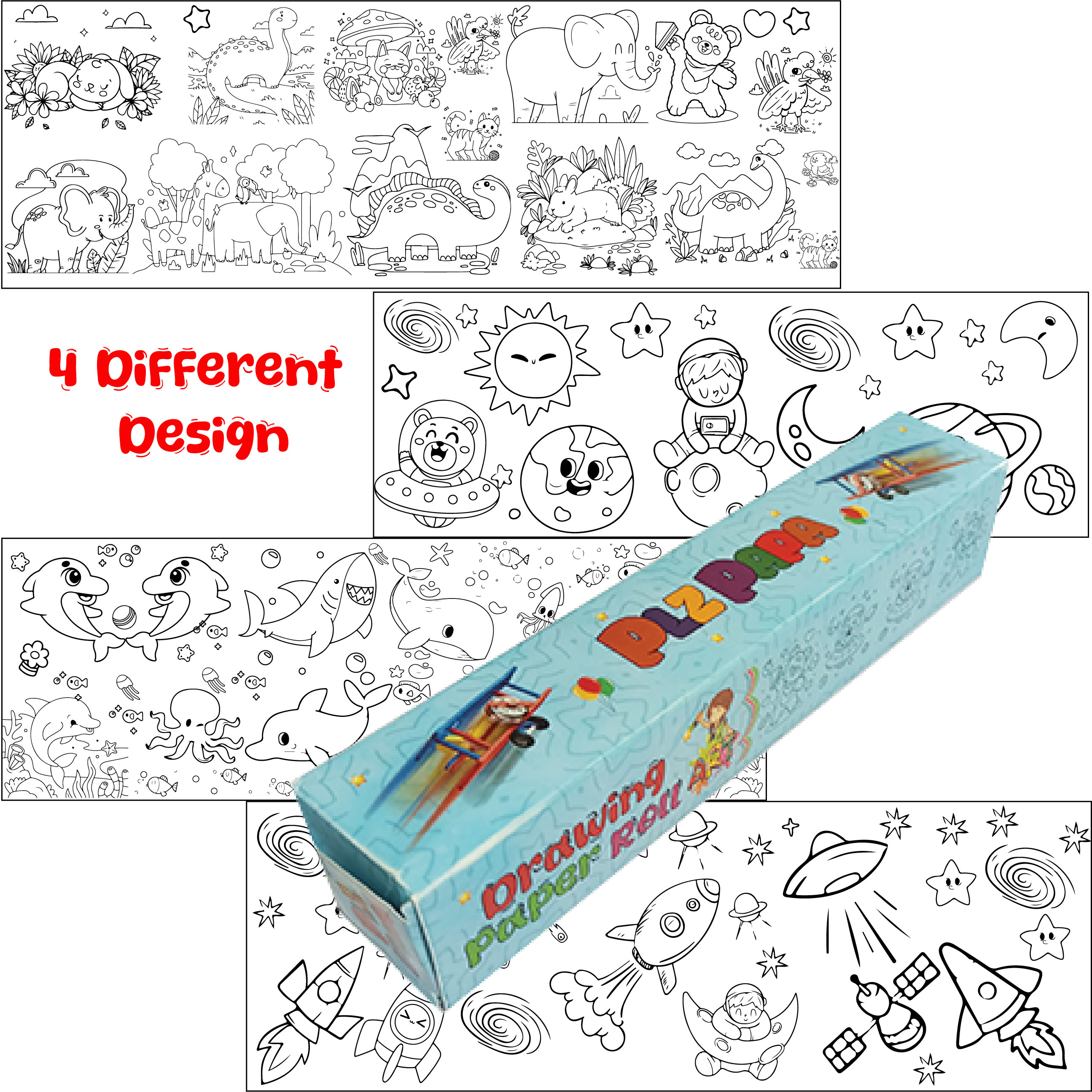 Drawing paper Roll Toy