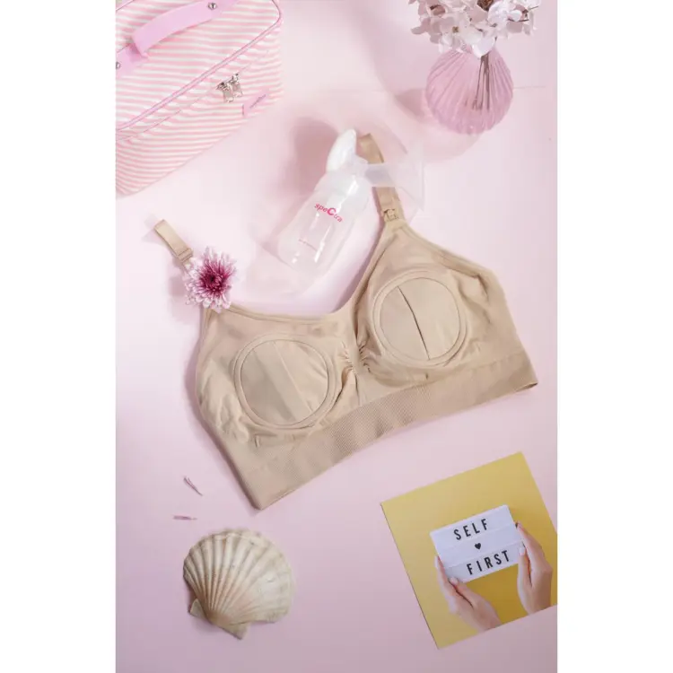 THE COZY HANDS FREE PUMPING AND NURSING BRA