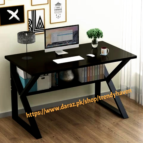 Gaming Table and Office working Table, Study Table, Writing Table, Laptop Table, Computer Table, Metal powder coating iron frame, best suited for Home Office and Living Room Furniture,