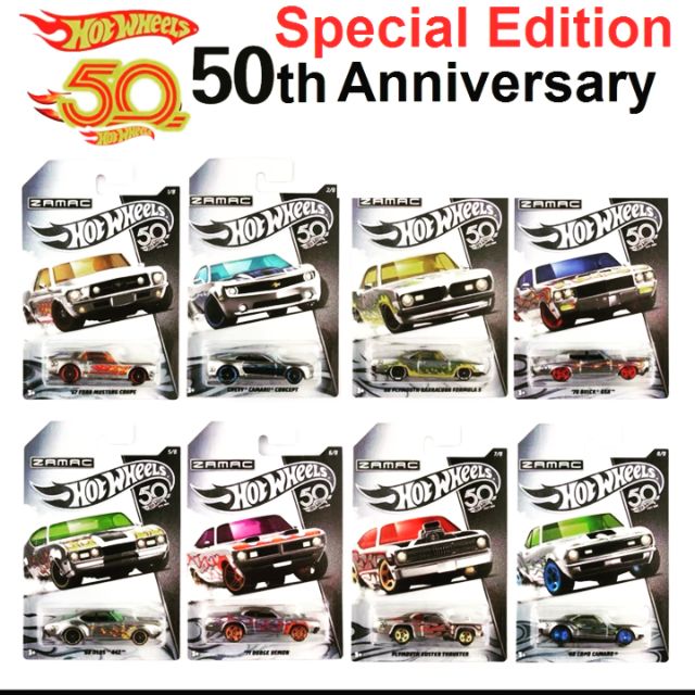 hot wheels 50th anniversary zamac set