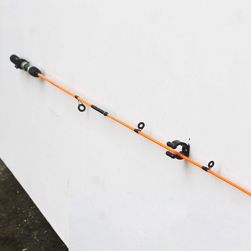 12 Pieces Regular Fishing Pole Rod Holder Storage Clips Rack 2