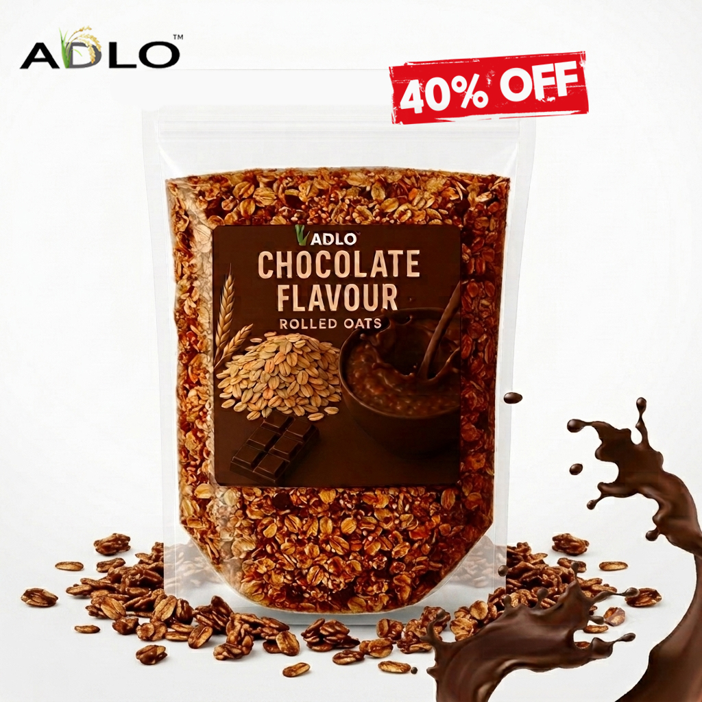 Rolled Oats chocolate flavor 500 gram ADLO