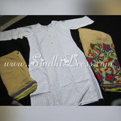 ZN019-Bareeze -Embroided 3pc lawn dress with embroidered chiffon dupat –  ZoniyaClothing