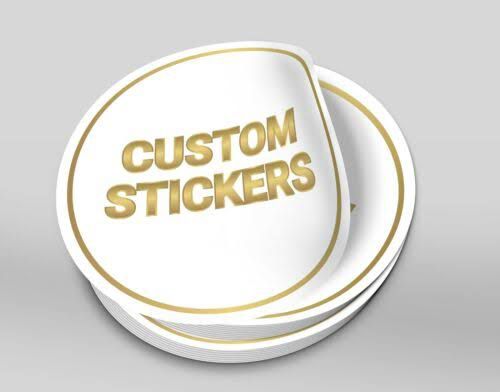 50 Pcs Custom Logo stickers For Your Business - wedding stickers - design your own stickers - personalized bottle Labels