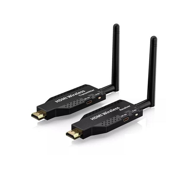 100M/50M WIRELESS HDMI EXTENDER 1080P VIDEO TRANSMITTER RECEIVER  Wireless HDMI Extender 1080P Full HD Video Transmitter & Receiver Kit Wireless HDMI Repeater for TV, Projector Monitor, PC Laptop, Camera & Gaming Console, Long Range HDMI Signal Transmiss