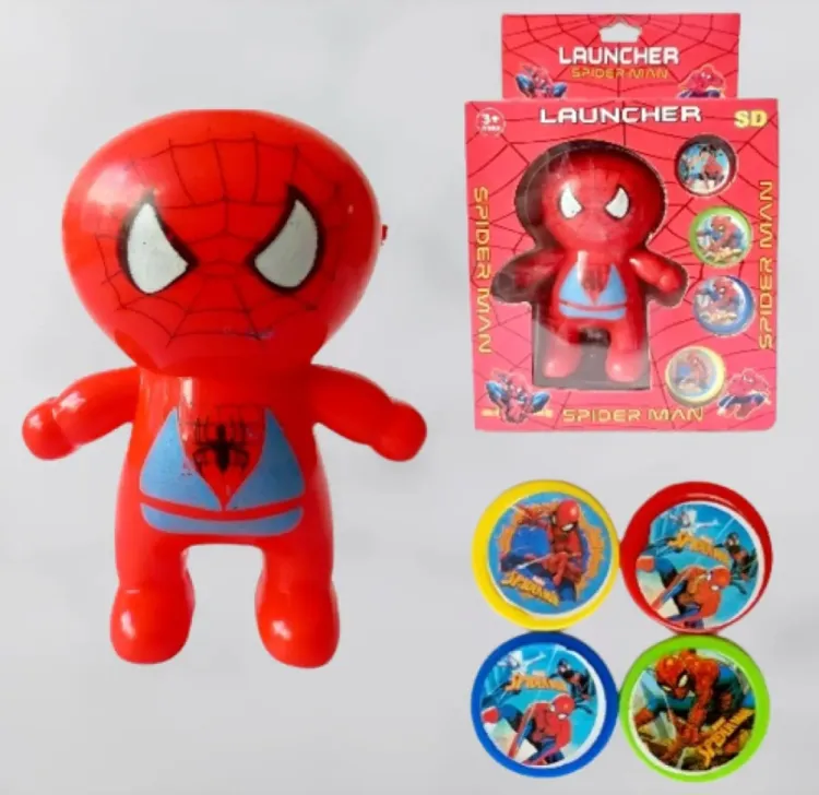 Spider man disc sales launcher