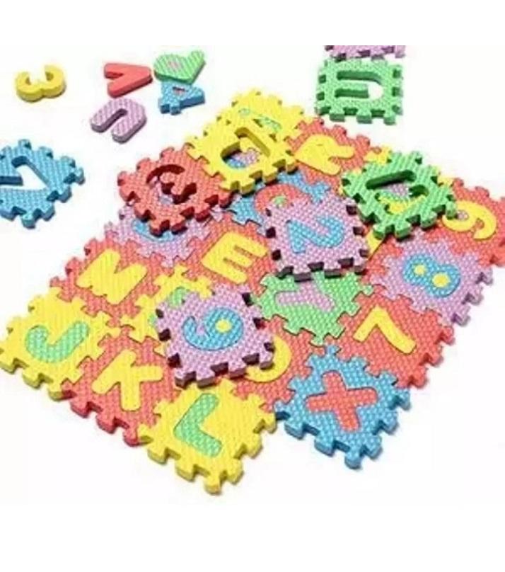 36Pcs Set 4.7Cmx4.7Cm Alphabet Letters Numbers Puzzle Kids Puzzles Toys Foam Mat Children Intelligence Development