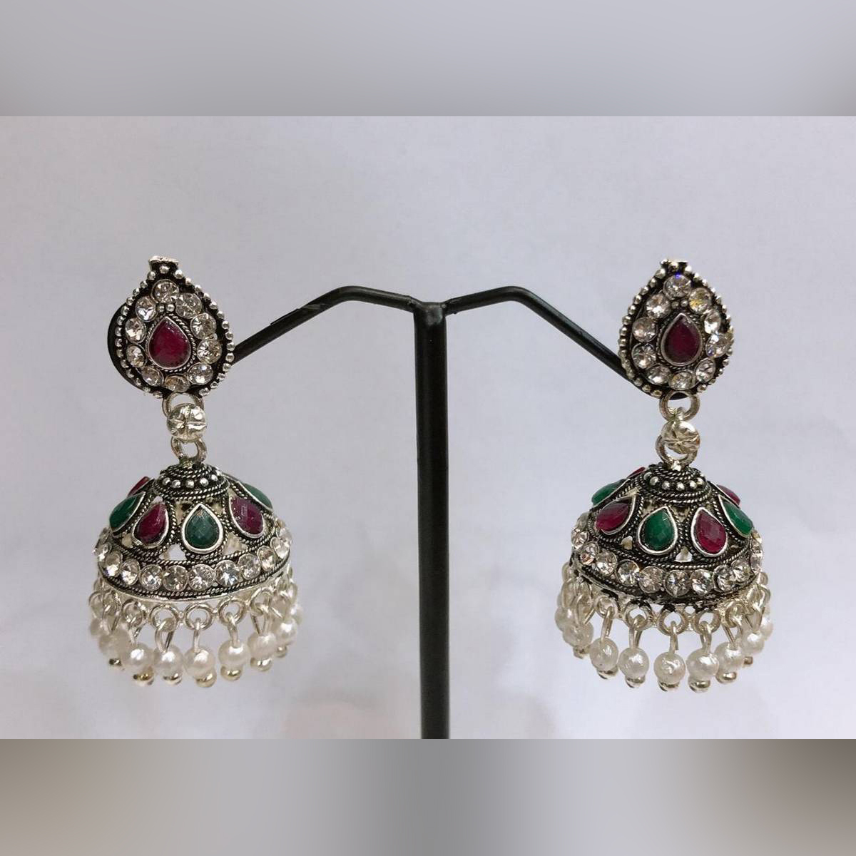 Top 147+ antique oxidised earrings latest seven.edu.vn