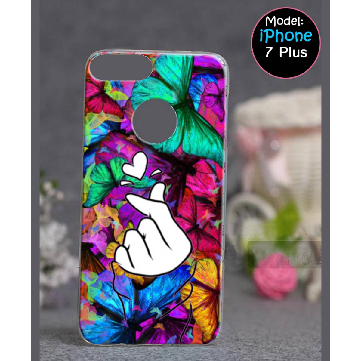 Iphone 7 Plus Pouch Cover Heart Ladies Girl Love Soft Back Cover Case For Iphone 7 Plus Buy Online At Best Prices In Pakistan Daraz Pk