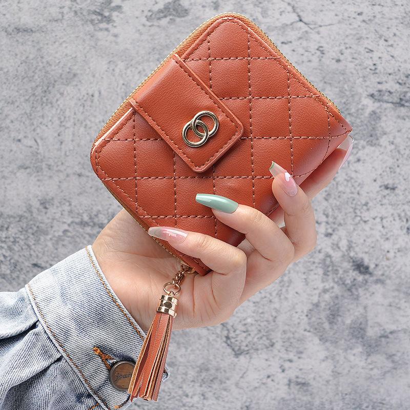 Short Women Wallets Small Slim Luxury Wallet New Fashion Pu Leather Female Purse Designer Money Bag Card Holder, wallets For Girls