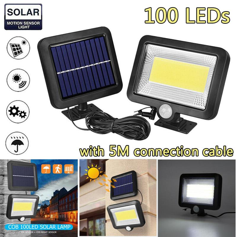 Separate solar wall deals lamp