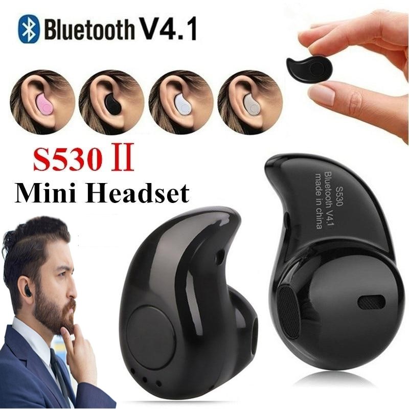 Mini Invisible Ultra Bluetooth Mini Bluetooth Wireless Stereo Headset/Earphone/Handsfree/Headphone With Mic Universal Handsfree  & For All Android Phones/Bluetooth Headset For All Mobiles/Special Blue Tooth Headset