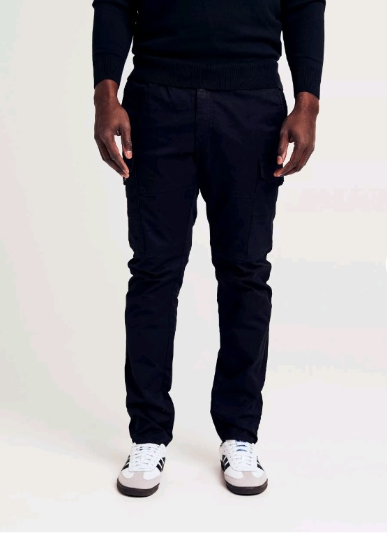 HashBack Men's Cargo Jogger Trousers Multicolor Cotton Summer 6-Pocket Elasticated Bottom Stylish Fit