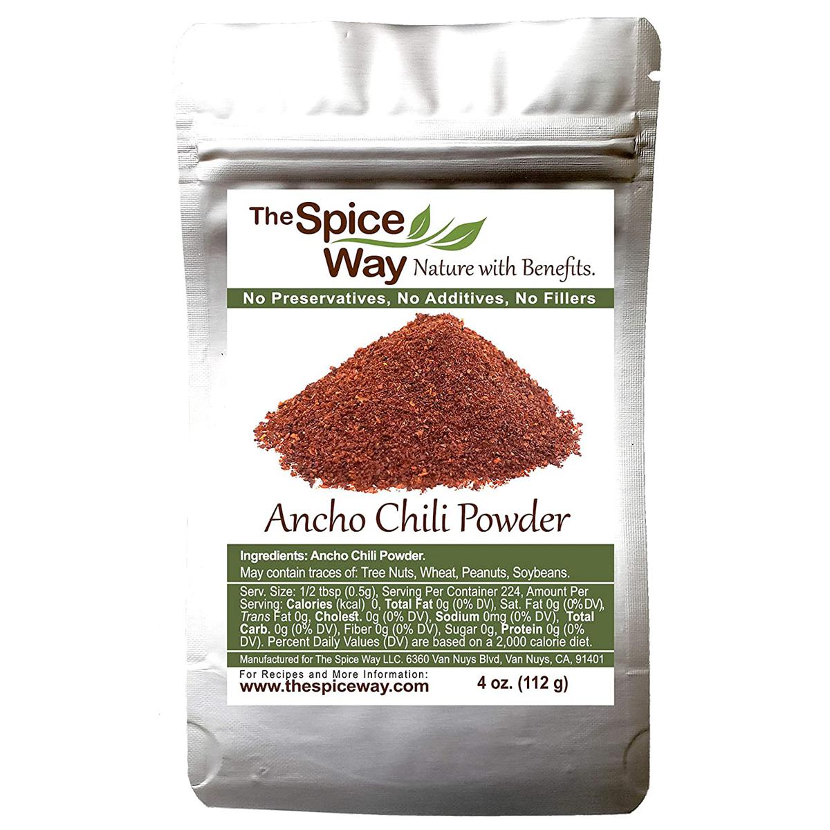 The Spice Way Premium Ancho Chile Pure chili powder 113g