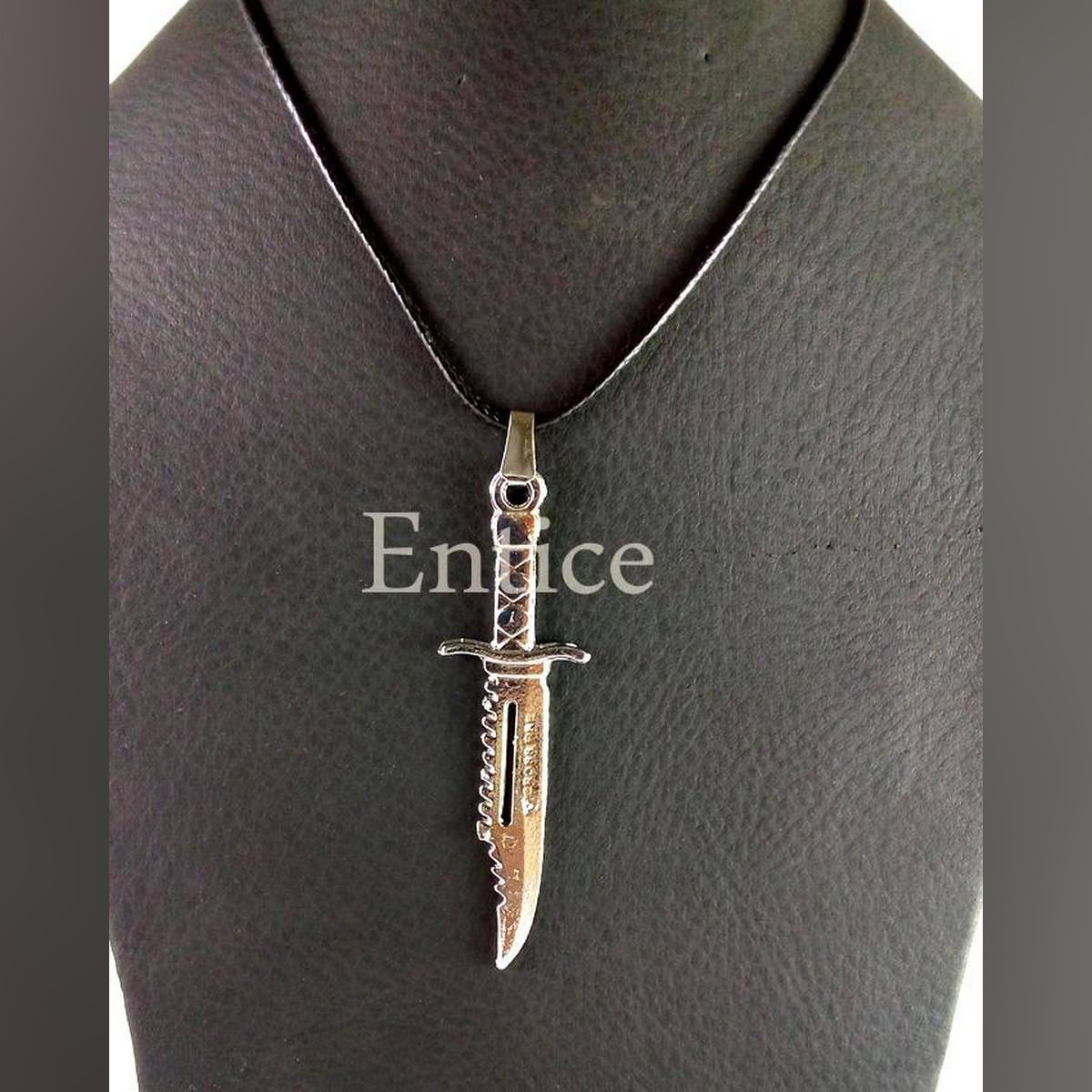 Silver Locket Pendant Necklace For Men 