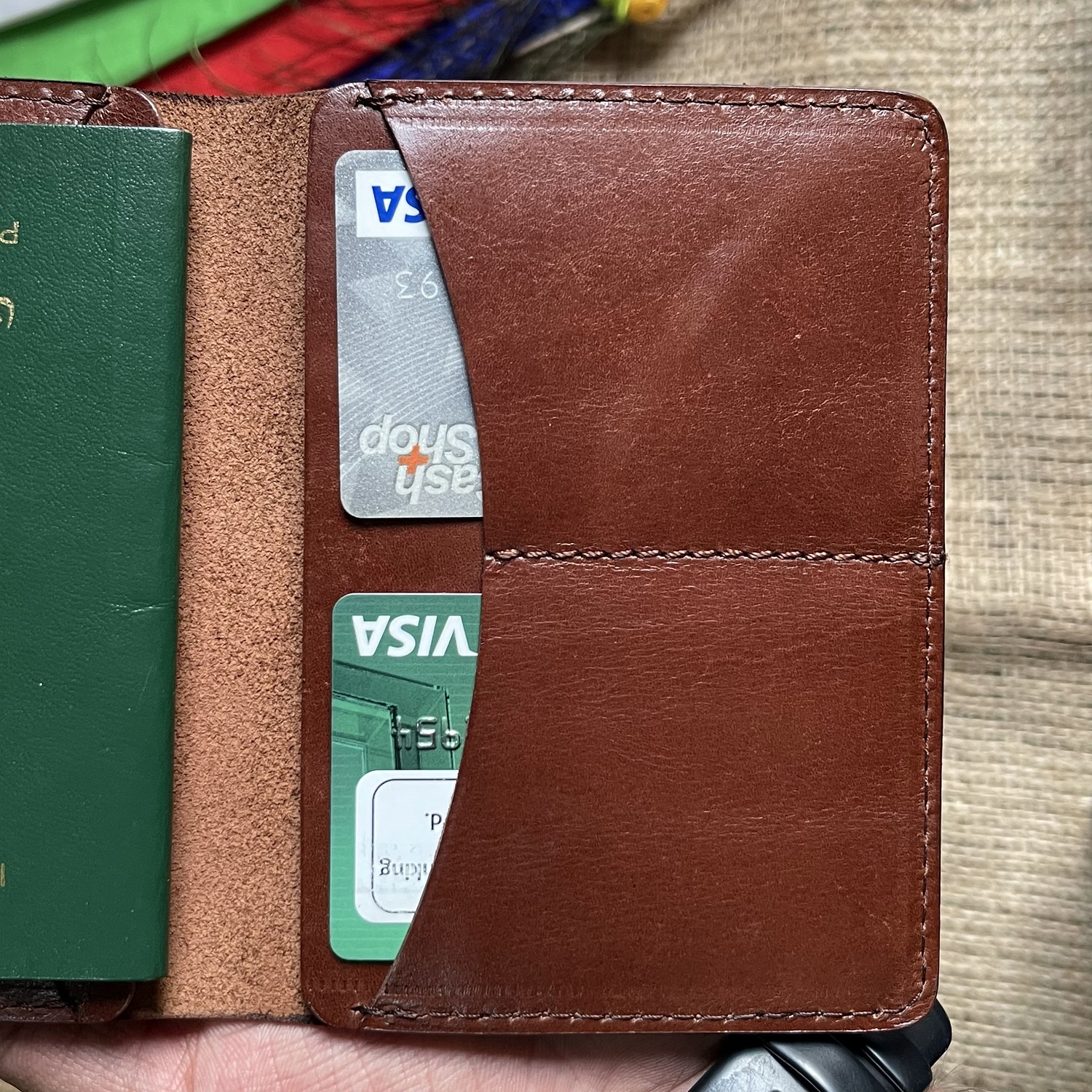 Passport Cover Brown Leather (SAME DAY DISPATCH) Delivery time 2 to 4 Working Days