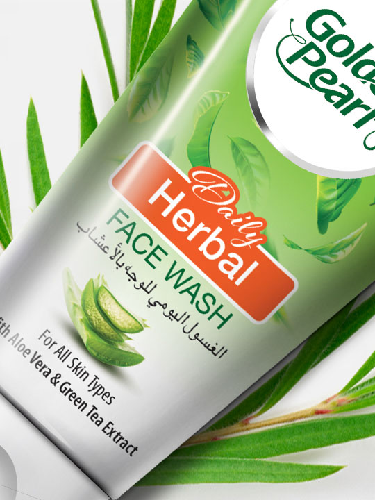 Golden Pearl Herbal Face Wash Natural Skin Care 75 Ml