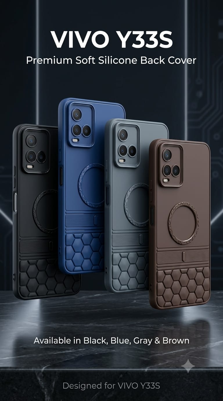 VIVO y33s Anti Shock Through Mobile Back Cover-