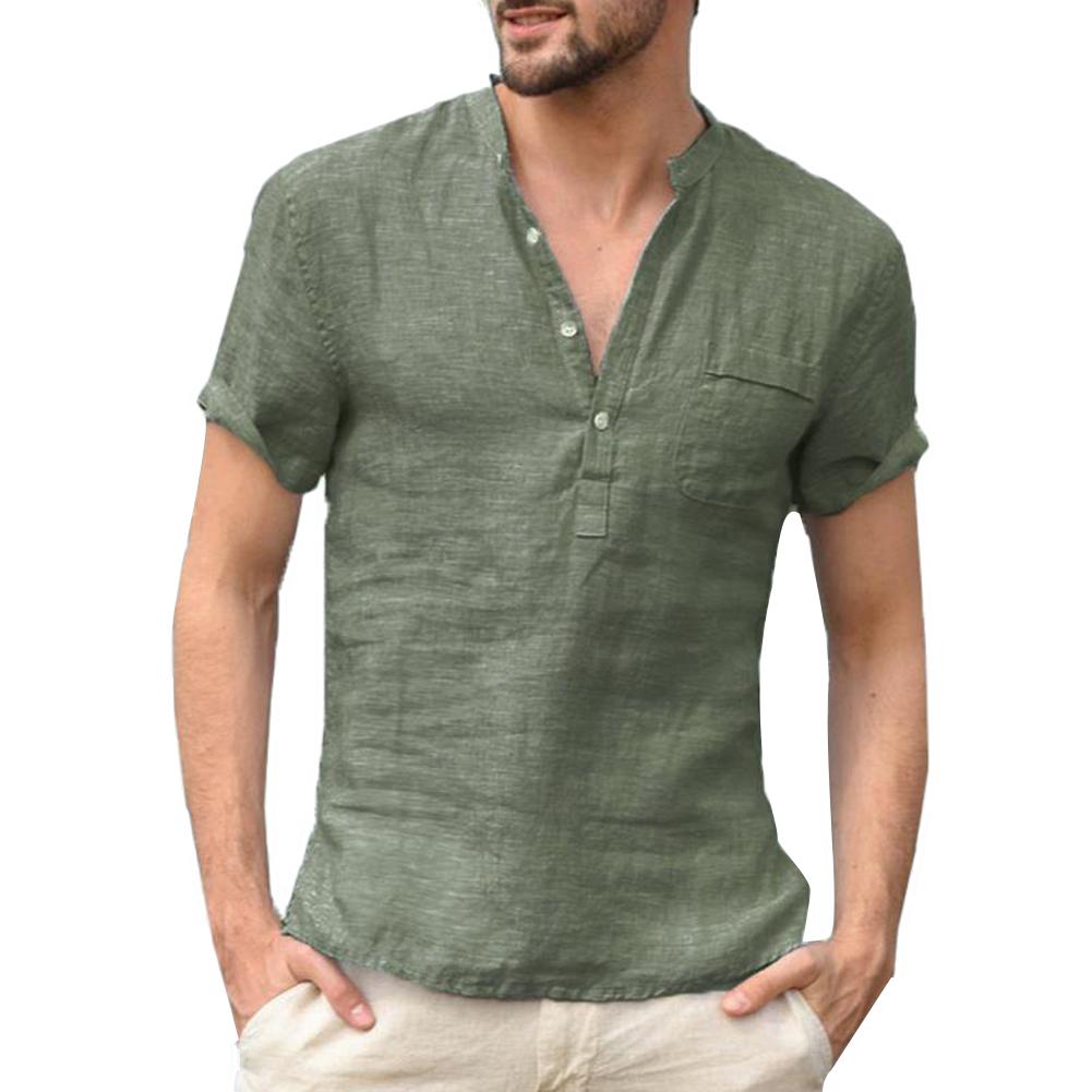 button neck t shirt