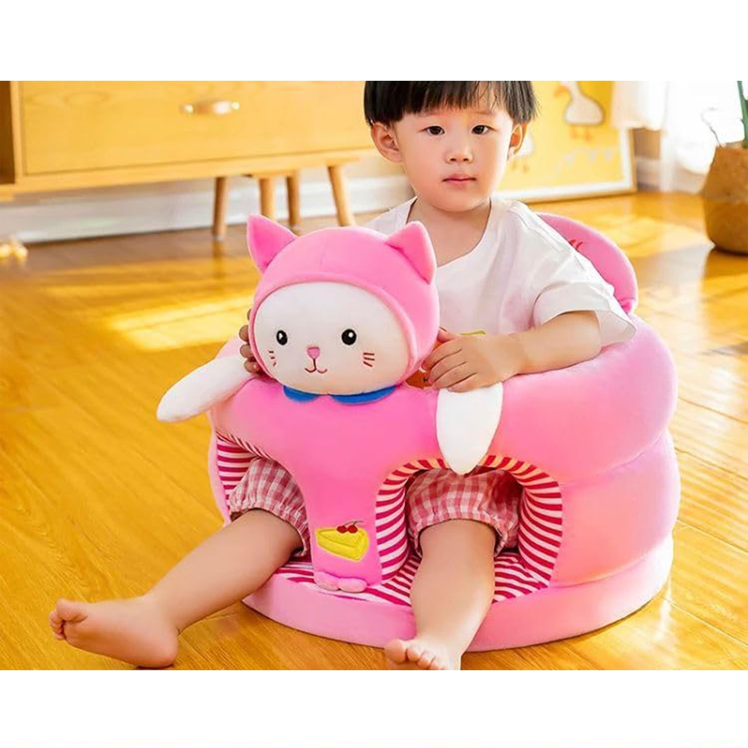 Sofa Seat Stuffed Rocking Chair Stability Sofa Toddler Nest Puff Cartoon Chair Cushion