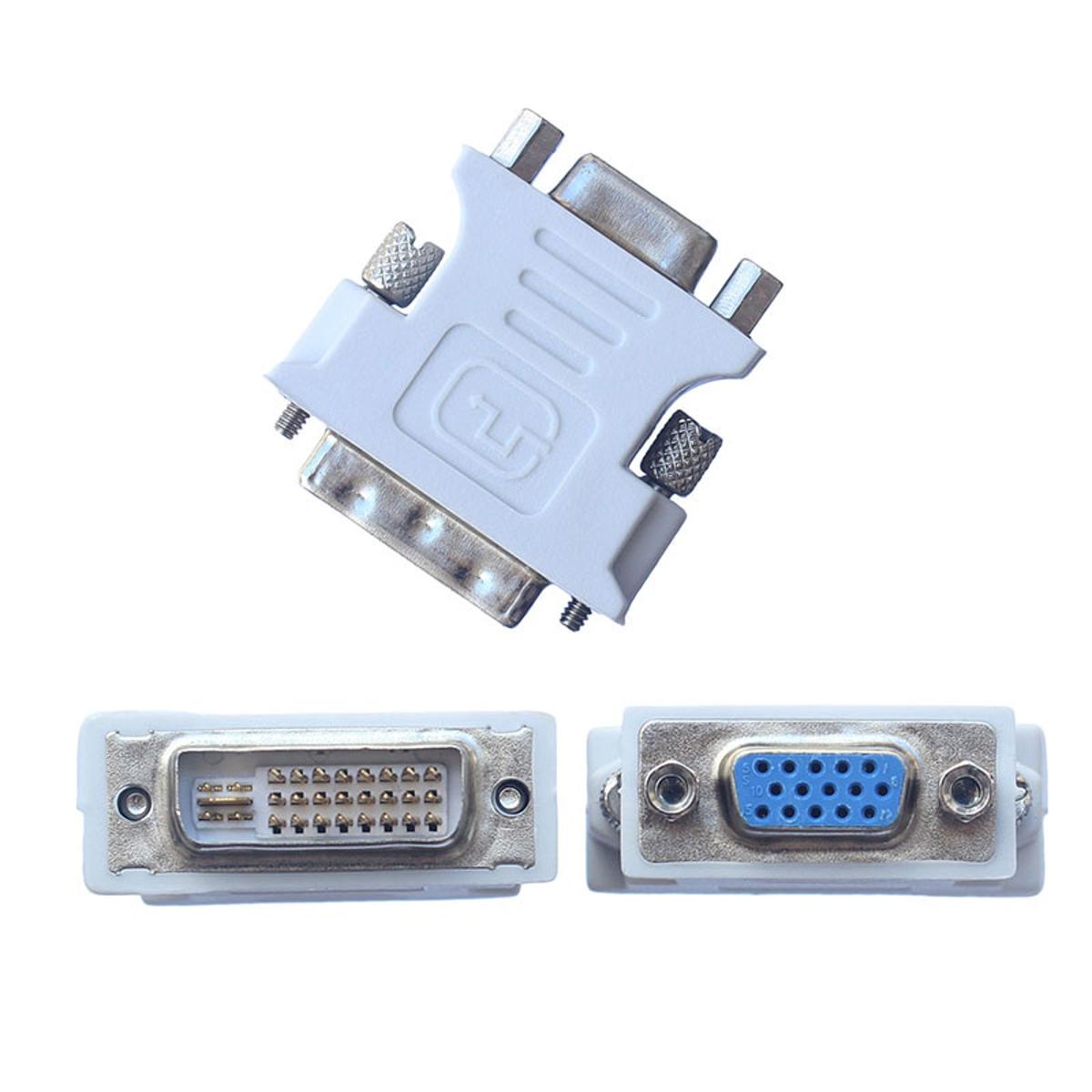 DVI Male to VGA Female Video Converter Adapterr DVI-I(24+5) to VGA female Adapter Convert for compute, Desktop PC, Gamming Graphics Card