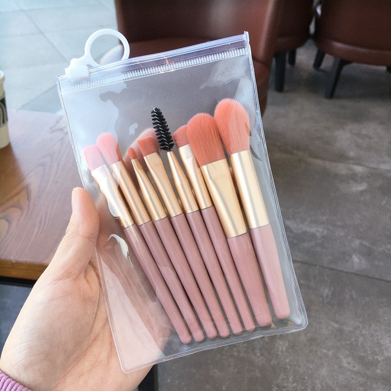 MISS Rose 8 Pcs Makeup Brush Set Random Colors
