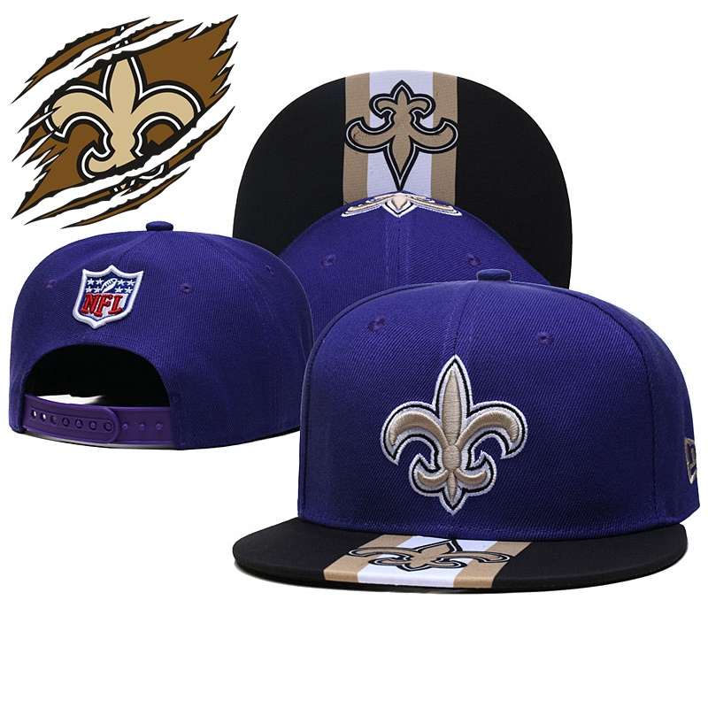 purple saints hat