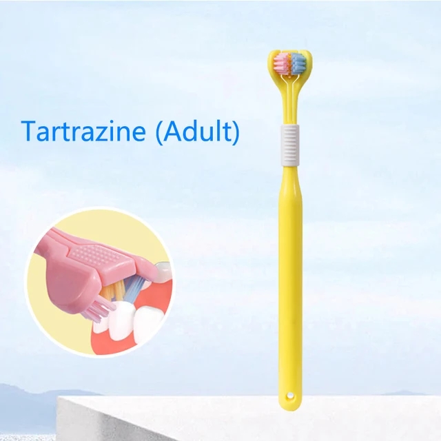 Three Sided Soft Toothbrush Ultra Fine Soft Bristle Adult Toothbrush Oral Care Safety Teeth Brush