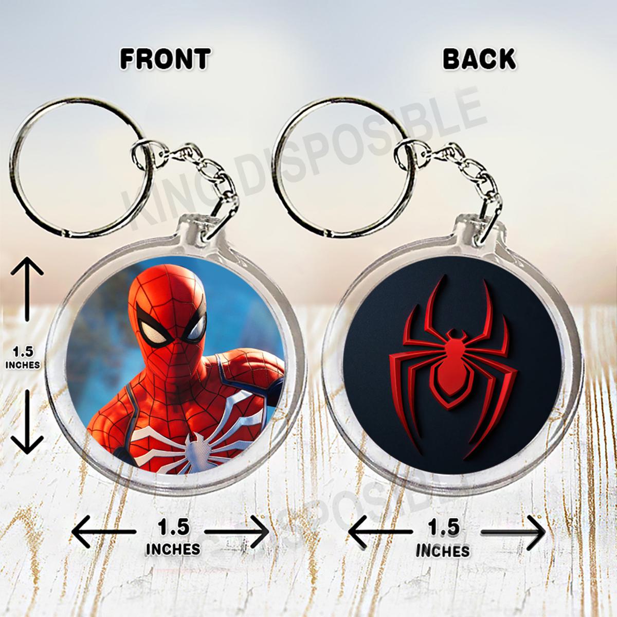 Spider Man Keychain for Marvel Lovers Key Chains