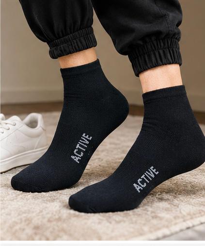 3 Pair Cotton Ankle Socks