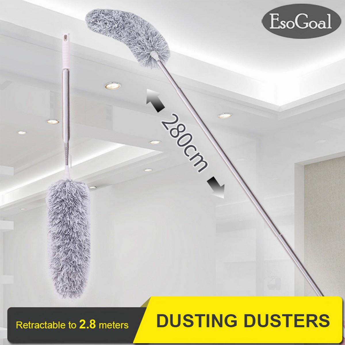 Telescopic Microfibre Duster Dusterbendable 3177