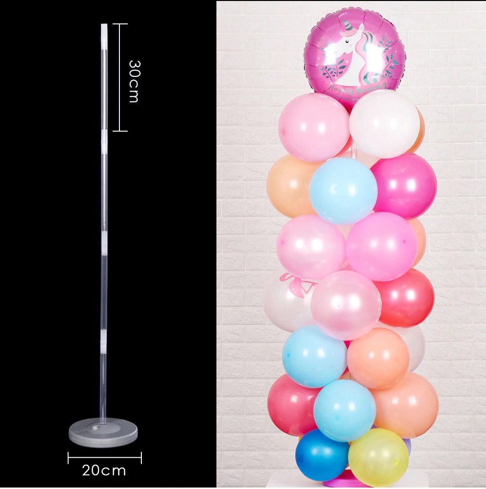 4pcs/set Decoration Balloon Column Base Plastic Balloons Stand Frame ...