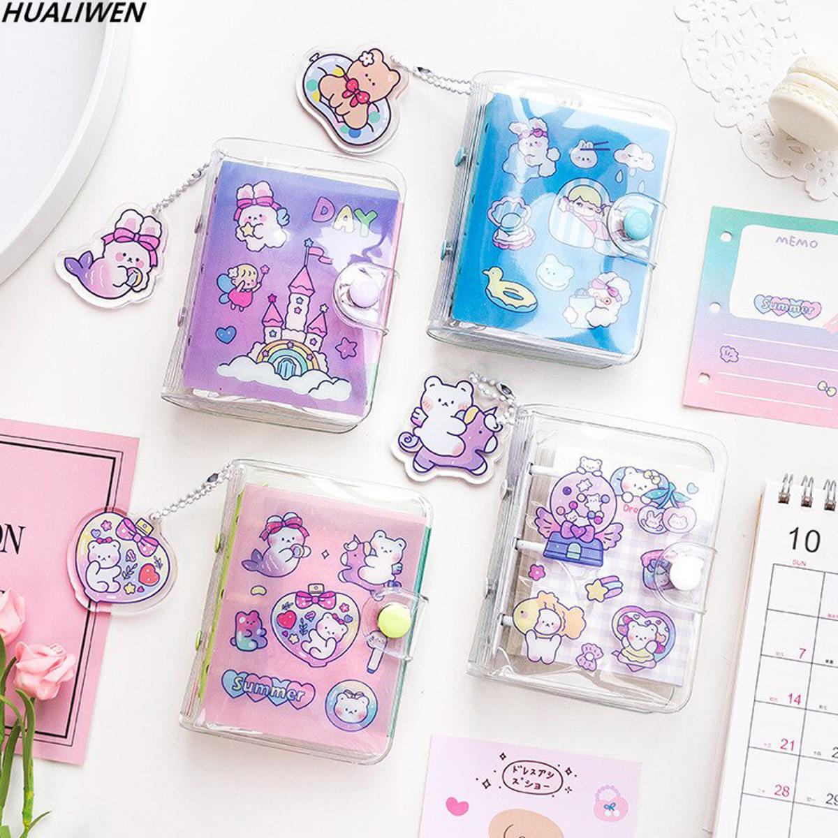 Classeur à Anneaux Abstrait, Motif Loup Lune à 3 Anneaux A4, Avec Clip