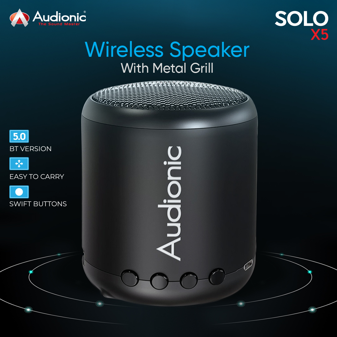solo/solo x5/audionic/portable speaker 