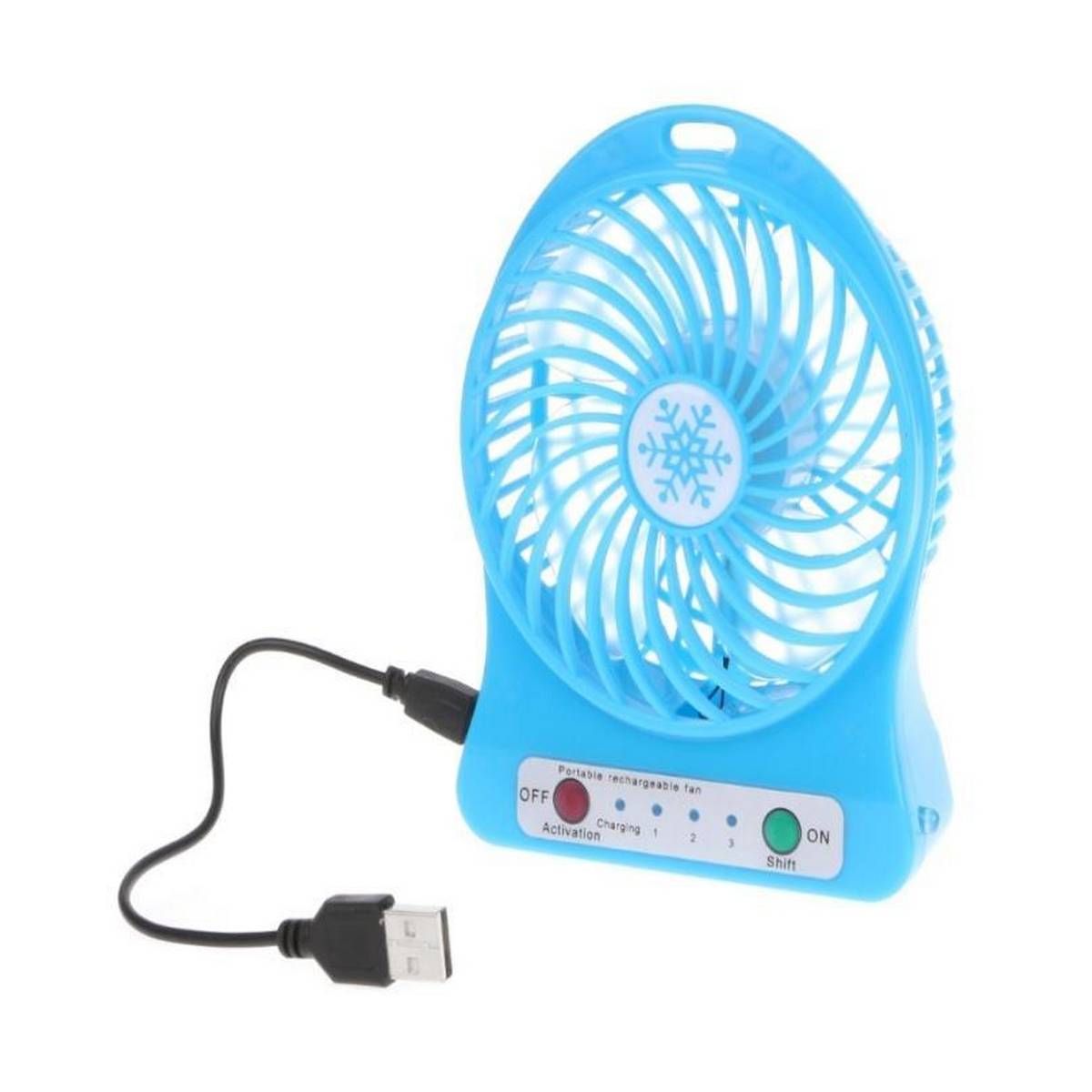 Portable Fan, Mini Table Fan with Rechargeable 350mAh Battery Quiet 3