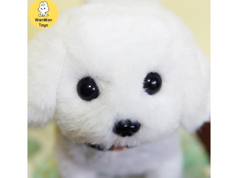 Realistic Plush Simulation Smart Dog Children Toy Can Walking And Call Electric Plush Robot Pet Dog Toddler Christmas Gift