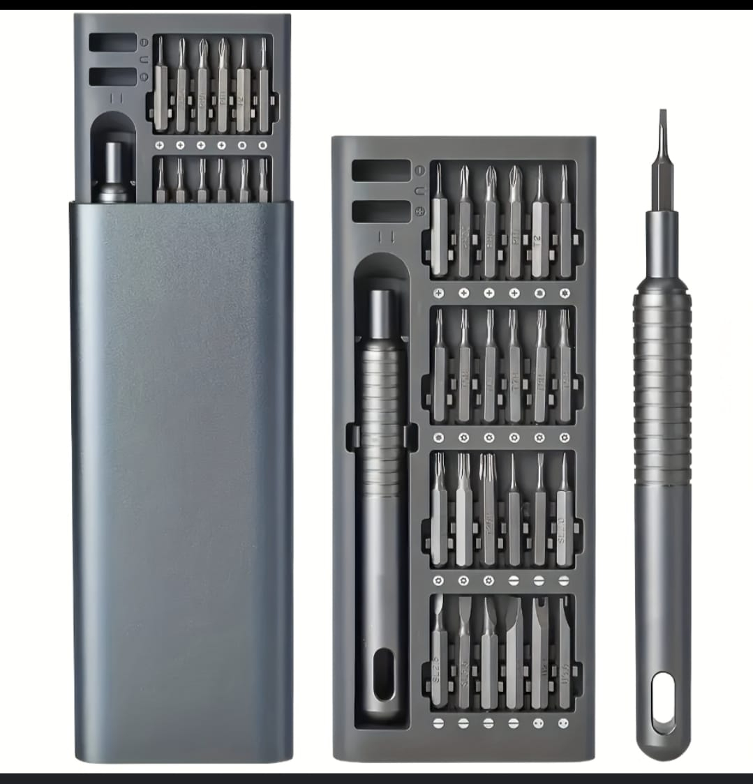 24 in 1 Magnetic Precision Screwdriver Set  Multi-Function Repair Tool Kit for Mobile, Laptop, Watch, Glasses & Electronics  Professional Precision Kit for Repairing  24 in 1 Screwdriver Kit