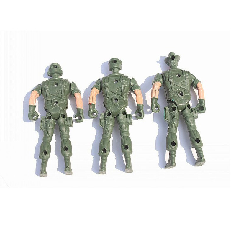 Military Force Action Figure Toys Set - Army Man Soldier War Toy For Kids Boys Girls - Soldiers