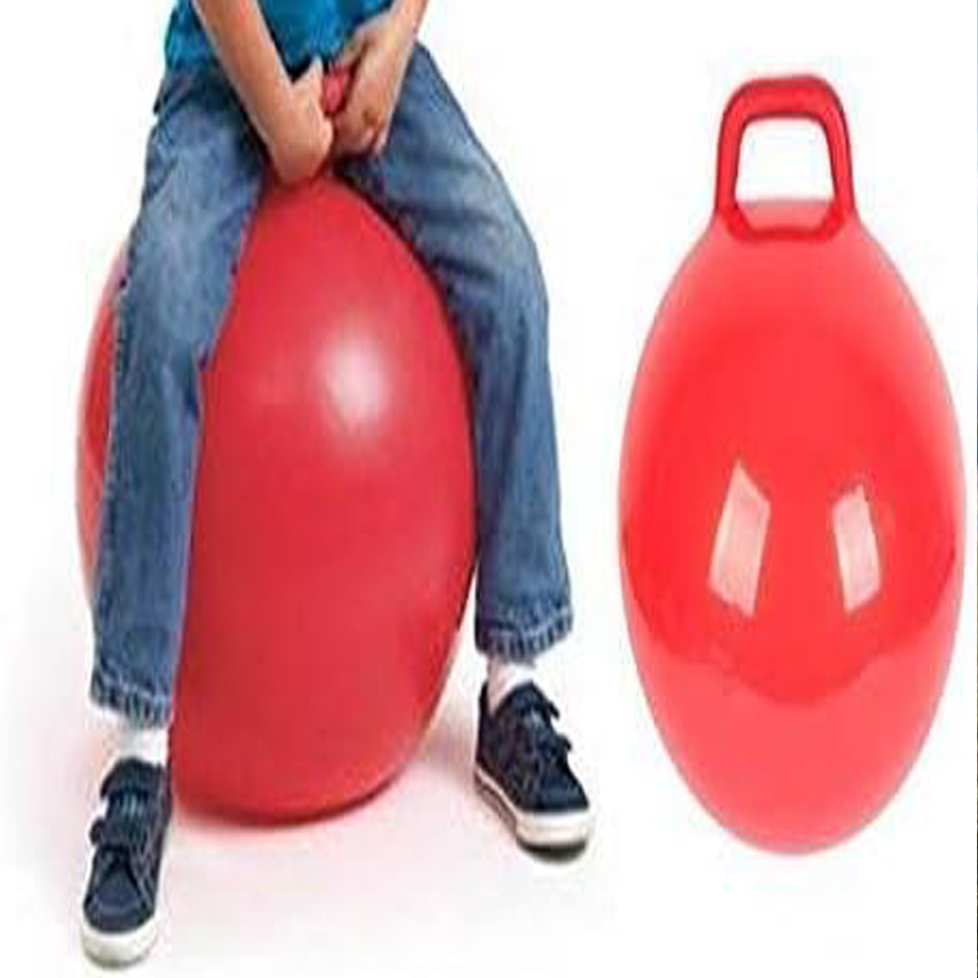 Jumping Ball for Kids Big Size / Hop Ball - Best Exercise - Big Jambo Size - Random Multicolor - Approx. 50 Inches Art # DB - Toy-AGP-Big Ball-006