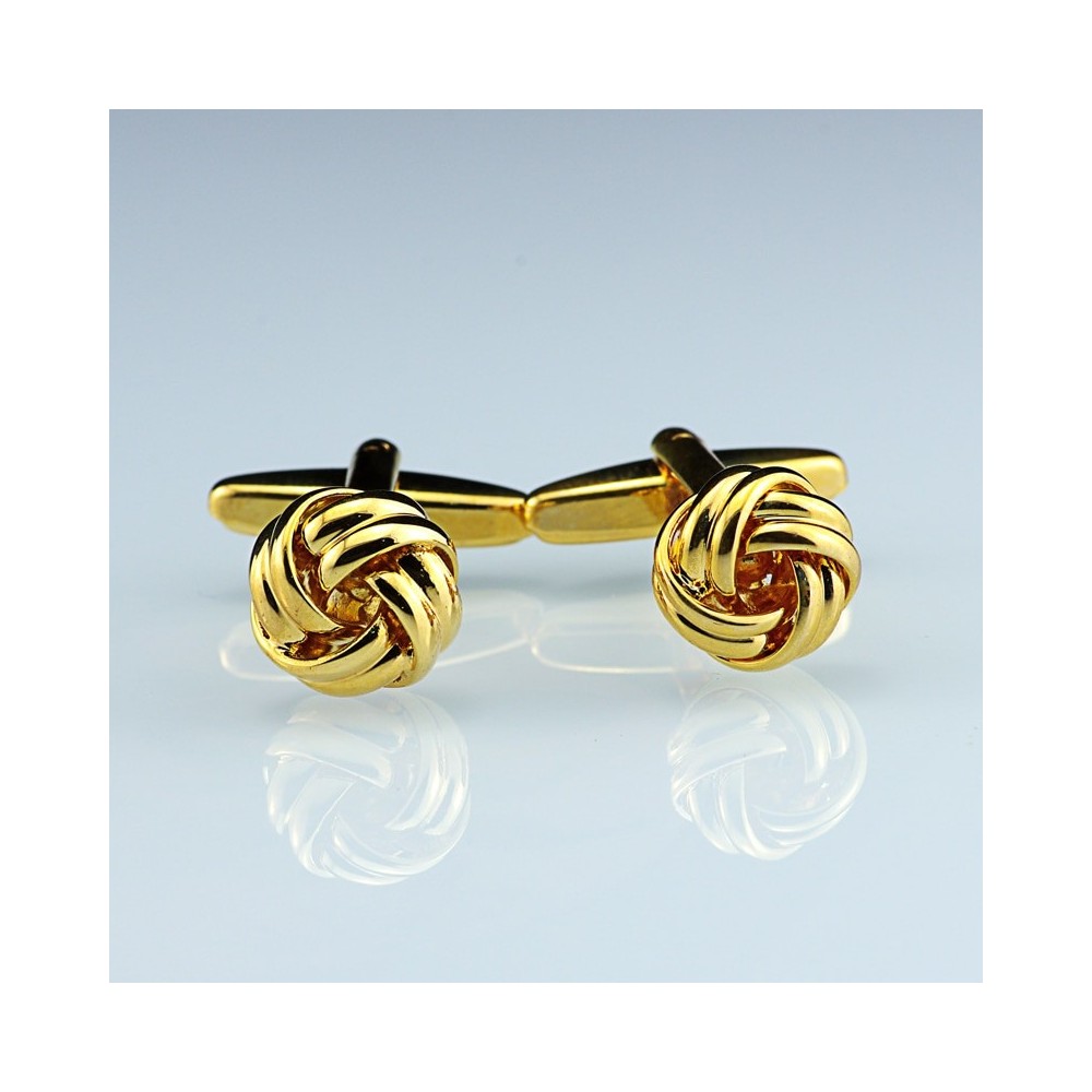 Silver/Golden Knot Cufflinks for Men
