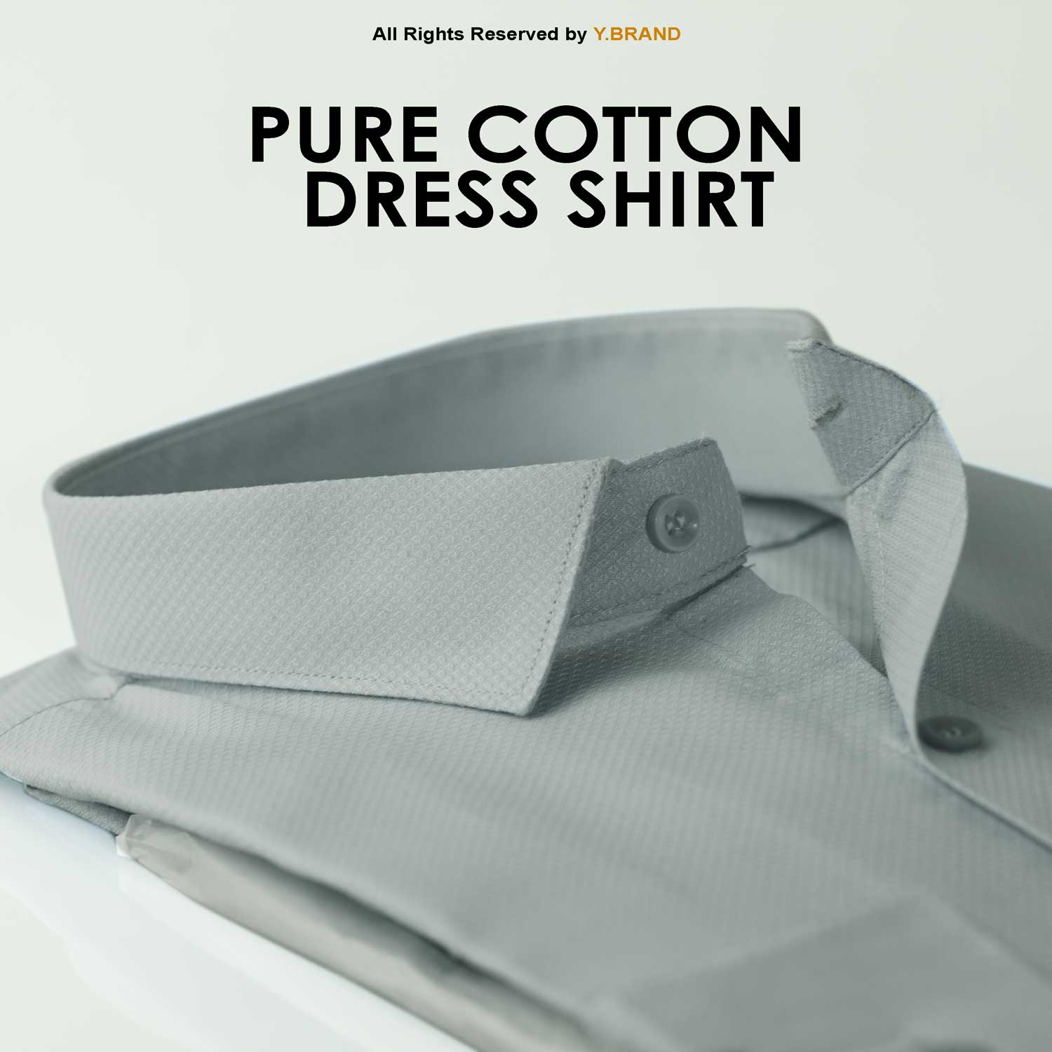 Cut Range Light Blue self-textured Slim Fit Formal Dress Shirt For Men AFS-1015